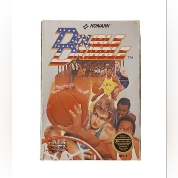 Nintendo Double Dribble For NES (In Box) - Picture 1 of 7